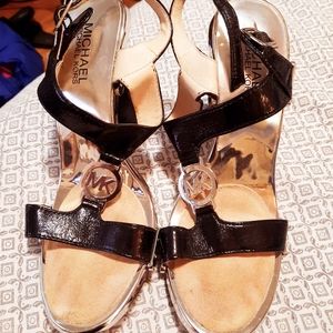 Beautiful woman mk heels